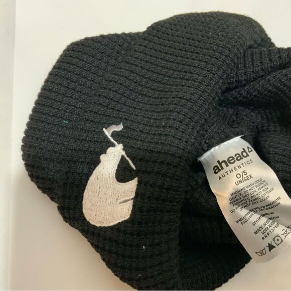 Ahead Authentic Beanie hat black white - Picture 3 of 5